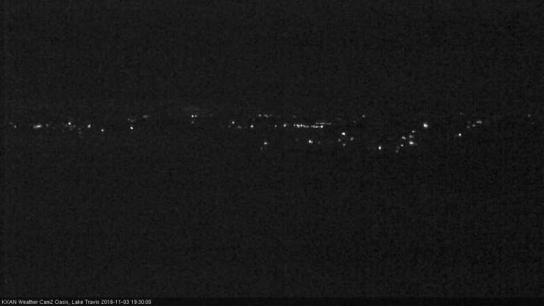 Lake Travis webcam, November 3, 2016 6:45 PM CT