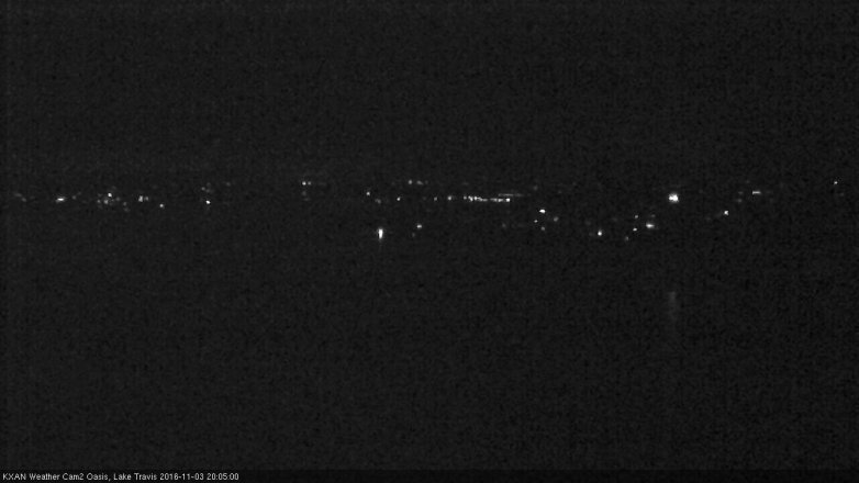 Lake Travis webcam, November 3, 2016 7:10 PM CT
