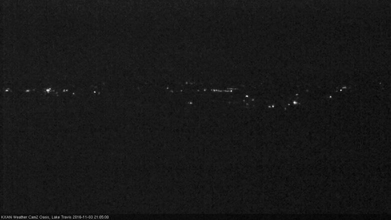 Lake Travis webcam, November 3, 2016 8:10 PM CT