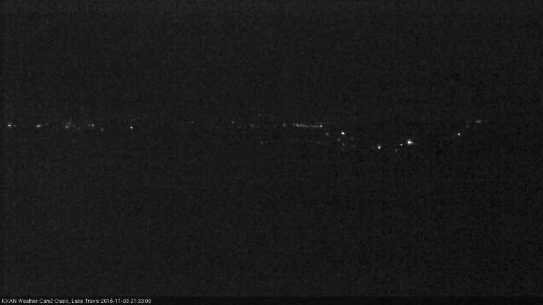 Lake Travis webcam, November 3, 2016 8:55 PM CT
