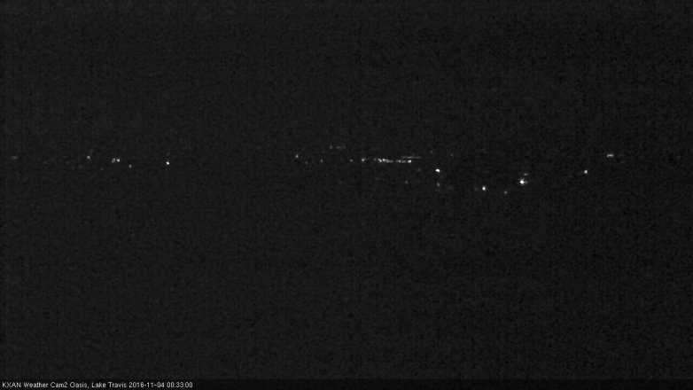 Lake Travis webcam, November 3, 2016 12:00 AM CT