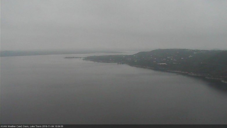 Lake Travis webcam, November 4, 2016 9:35 AM CT