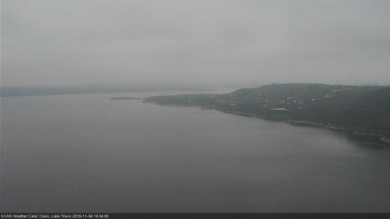 Lake Travis webcam, November 4, 2016 9:55 AM CT