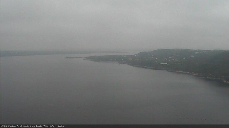 Lake Travis webcam, November 4, 2016 10:05 AM CT