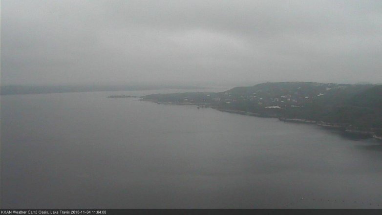 Lake Travis webcam, November 4, 2016 10:10 AM CT