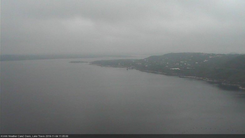 Lake Travis webcam, November 4, 2016 10:15 AM CT