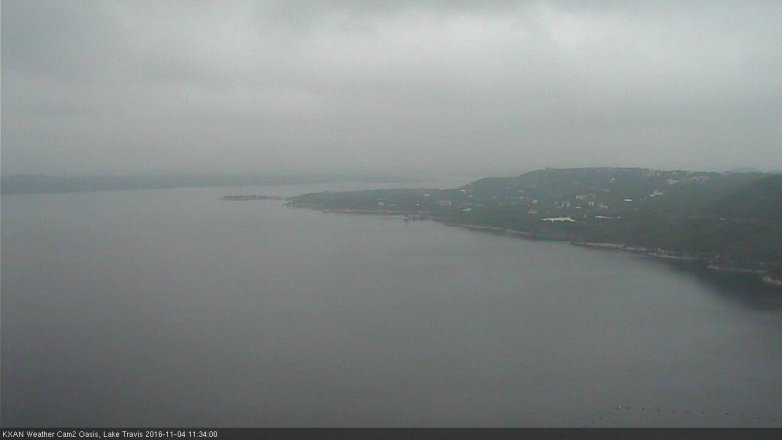 Lake Travis webcam, November 4, 2016 10:50 AM CT