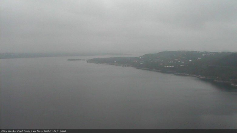 Lake Travis webcam, November 4, 2016 11:00 AM CT