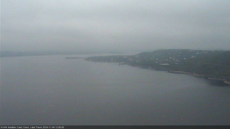Lake Travis webcam, November 4, 2016 11:10 AM CT