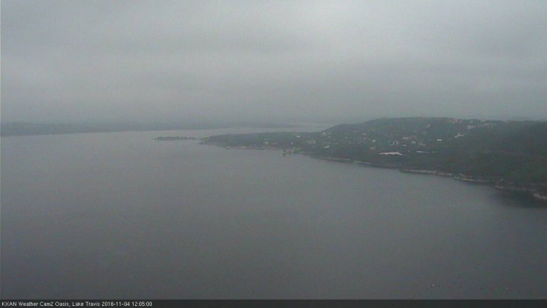 Lake Travis webcam, November 4, 2016 11:25 AM CT