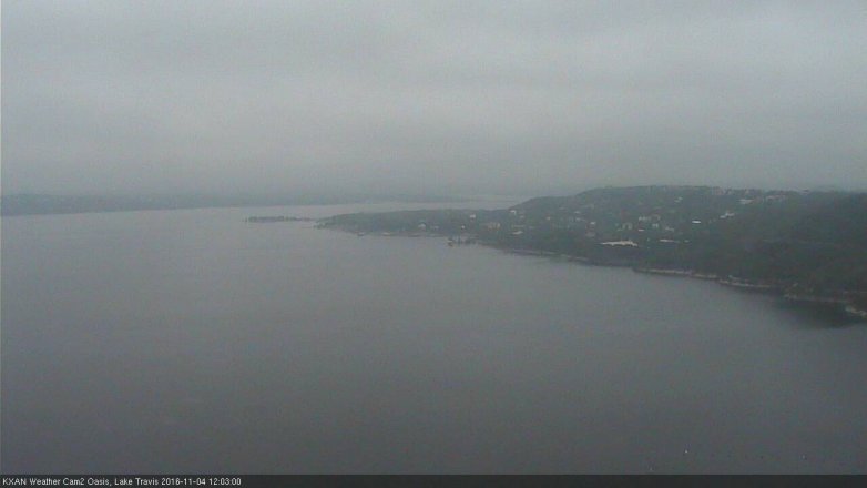 Lake Travis webcam, November 4, 2016 11:35 AM CT