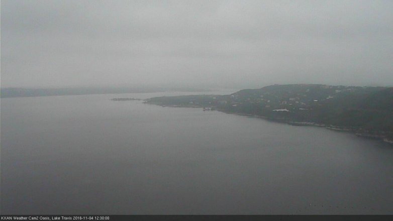 Lake Travis webcam, November 4, 2016 11:55 AM CT