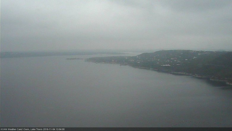 Lake Travis webcam, November 4, 2016 12:25 PM CT