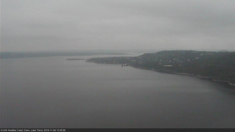 Lake Travis webcam, November 4, 2016 12:45 PM CT