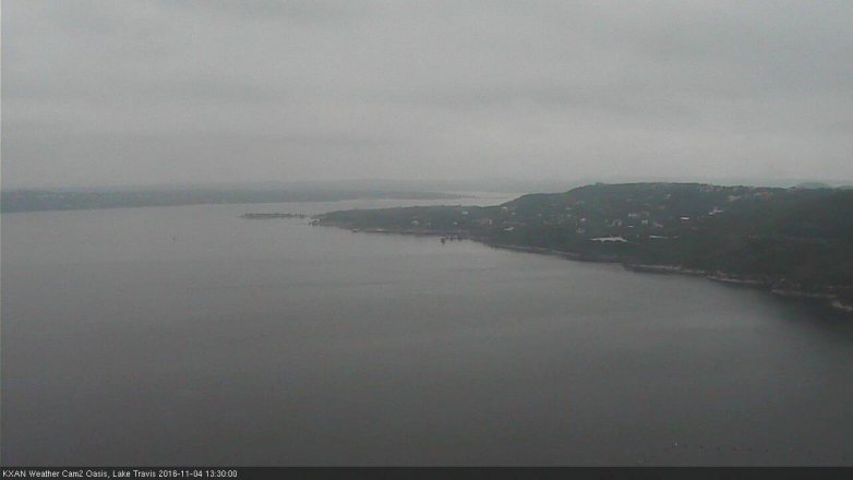 Lake Travis webcam, November 4, 2016 1:00 PM CT