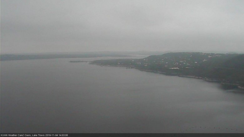 Lake Travis webcam, November 4, 2016 1:15 PM CT