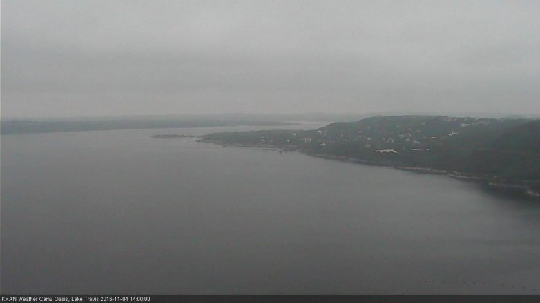 Lake Travis webcam, November 4, 2016 1:20 PM CT