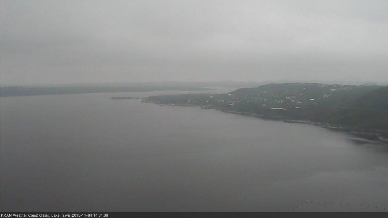 Lake Travis webcam, November 4, 2016 1:30 PM CT