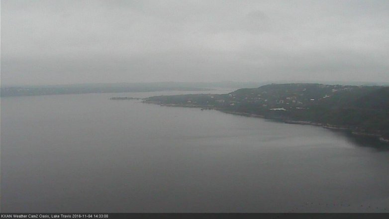 Lake Travis webcam, November 4, 2016 1:45 PM CT