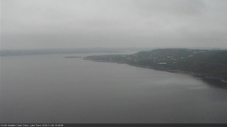 Lake Travis webcam, November 4, 2016 1:50 PM CT