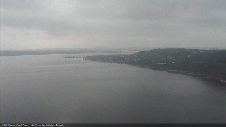 Lake Travis webcam, November 4, 2016 2:25 PM CT