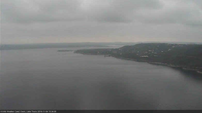 Lake Travis webcam, November 4, 2016 3:05 PM CT