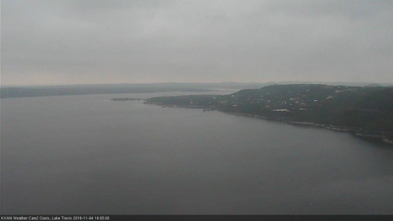 Lake Travis webcam, November 4, 2016 3:25 PM CT