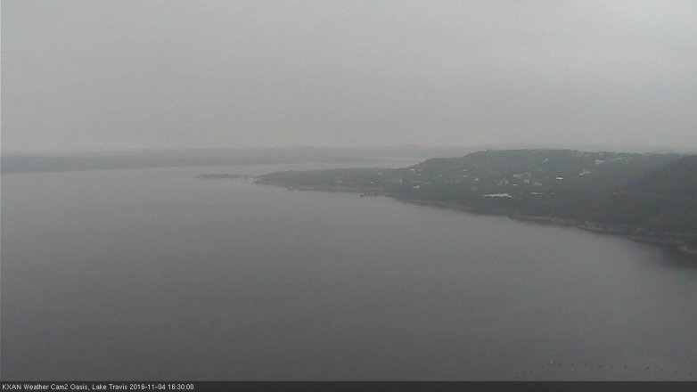 Lake Travis webcam, November 4, 2016 3:45 PM CT