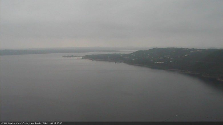 Lake Travis webcam, November 4, 2016 4:10 PM CT