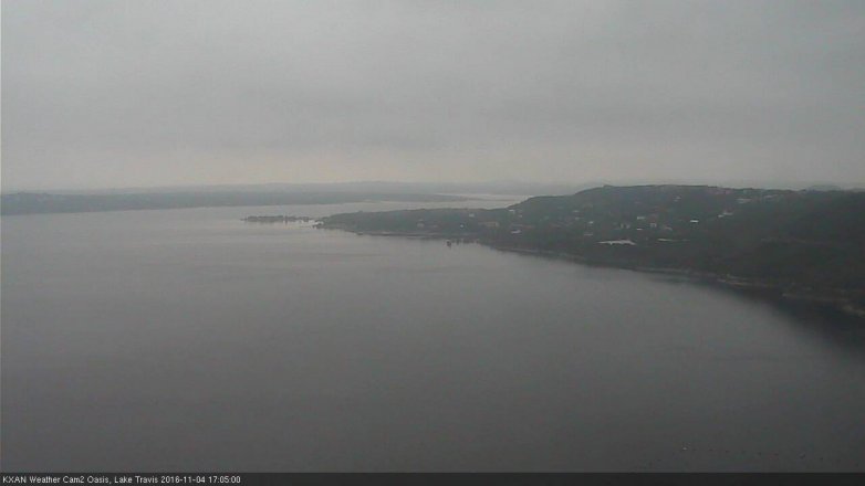 Lake Travis webcam, November 4, 2016 4:25 PM CT