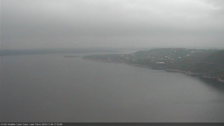 Lake Travis webcam, November 4, 2016 4:45 PM CT