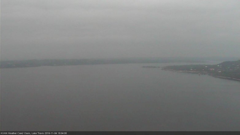 Lake Travis webcam, November 4, 2016 5:15 PM CT