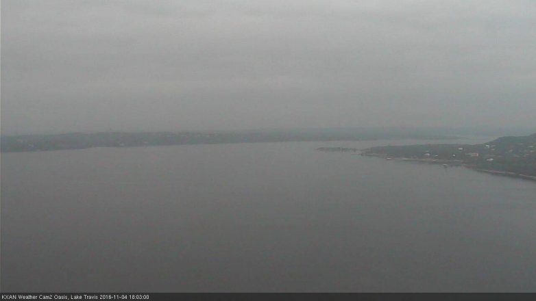 Lake Travis webcam, November 4, 2016 5:20 PM CT