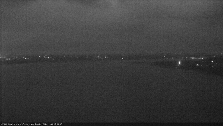 Lake Travis webcam, November 4, 2016 6:20 PM CT