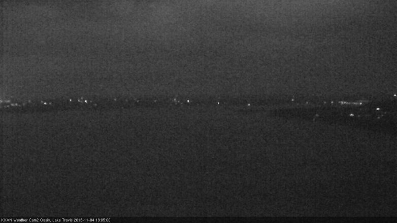 Lake Travis webcam, November 4, 2016 6:25 PM CT