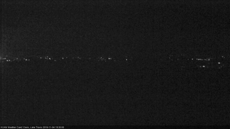 Lake Travis webcam, November 4, 2016 6:35 PM CT