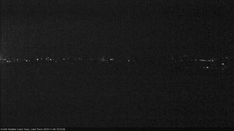 Lake Travis webcam, November 4, 2016 6:55 PM CT