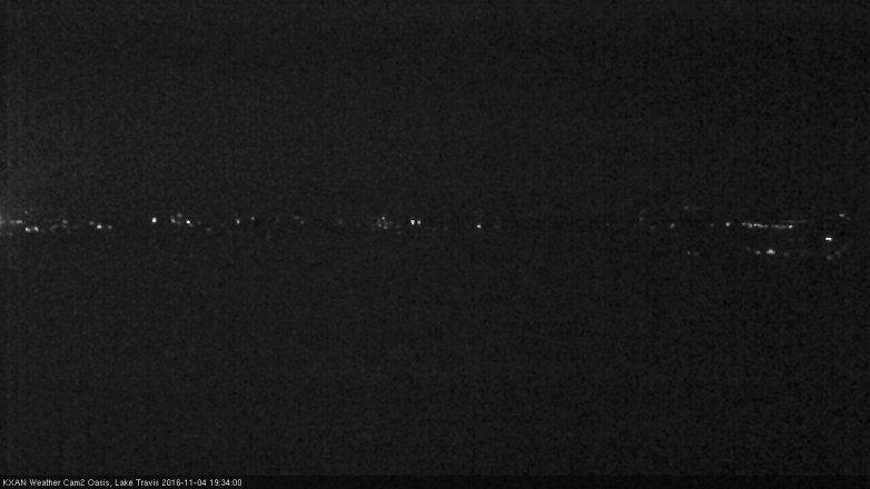 Lake Travis webcam, November 4, 2016 7:00 PM CT