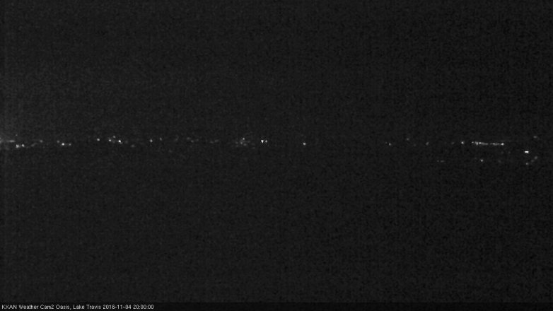 Lake Travis webcam, November 4, 2016 7:15 PM CT
