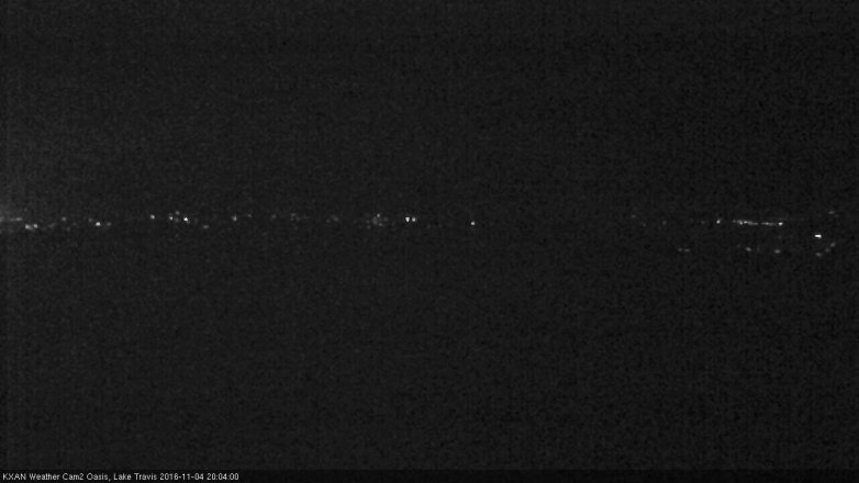 Lake Travis webcam, November 4, 2016 7:20 PM CT