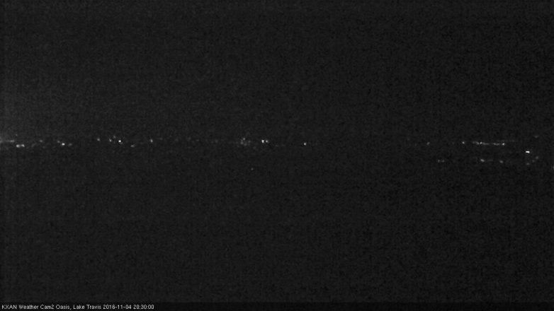 Lake Travis webcam, November 4, 2016 7:35 PM CT