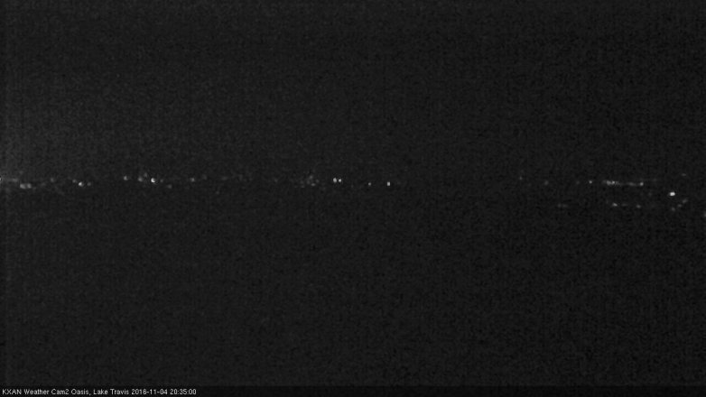 Lake Travis webcam, November 4, 2016 7:40 PM CT