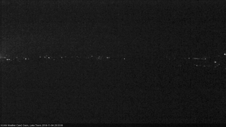 Lake Travis webcam, November 4, 2016 7:50 PM CT