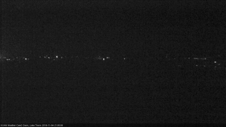 Lake Travis webcam, November 4, 2016 8:20 PM CT