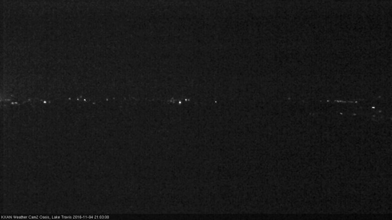 Lake Travis webcam, November 4, 2016 8:25 PM CT