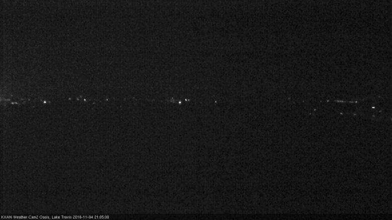 Lake Travis webcam, November 4, 2016 8:35 PM CT