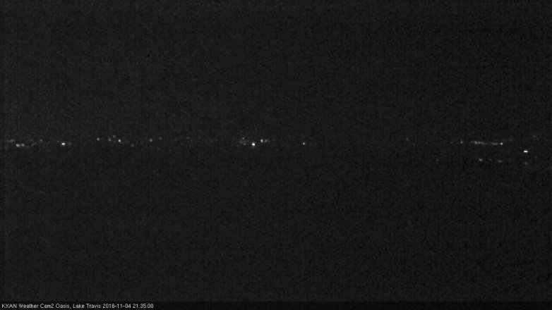 Lake Travis webcam, November 4, 2016 9:00 PM CT