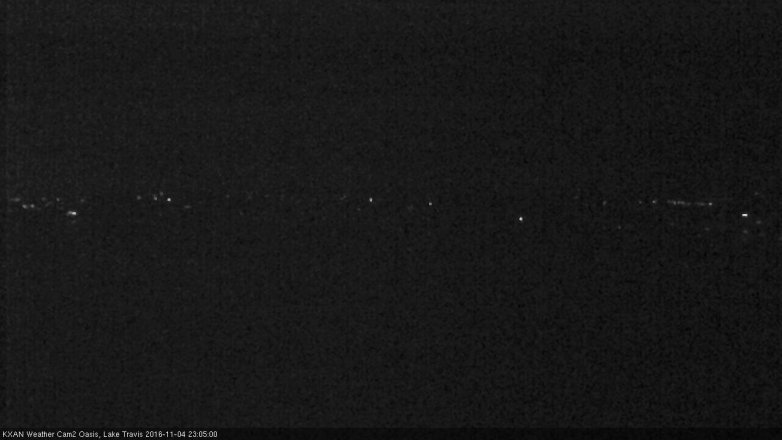 Lake Travis webcam, November 4, 2016 10:30 PM CT