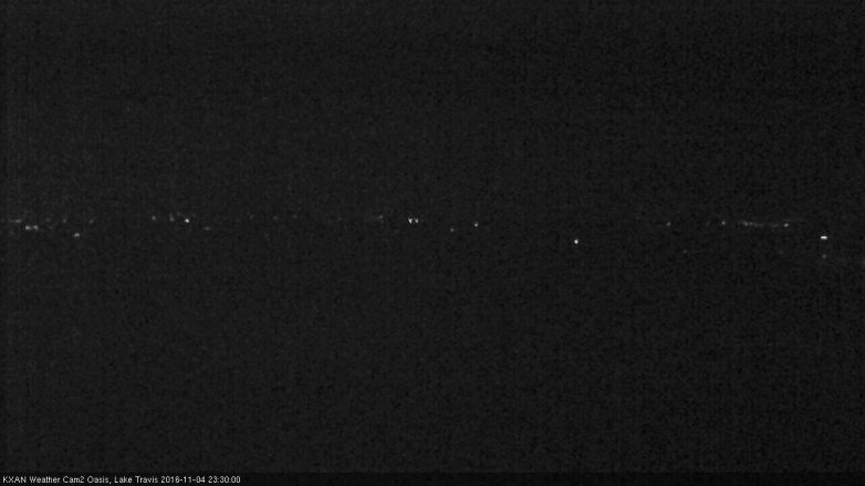 Lake Travis webcam, November 4, 2016 10:35 PM CT