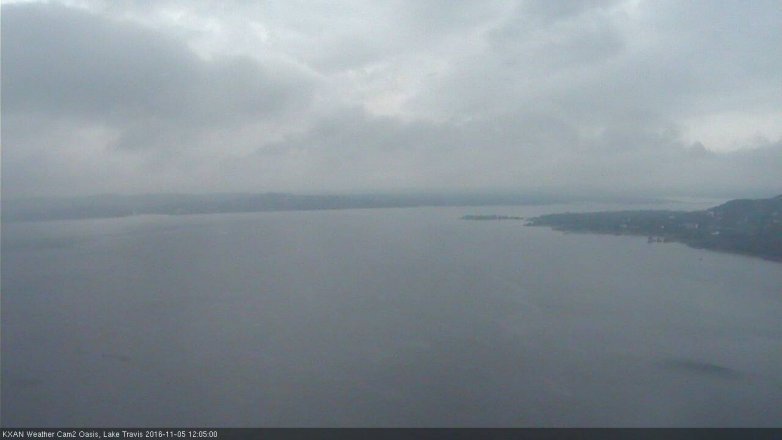 Lake Travis webcam, November 5, 2016 11:35 AM CT